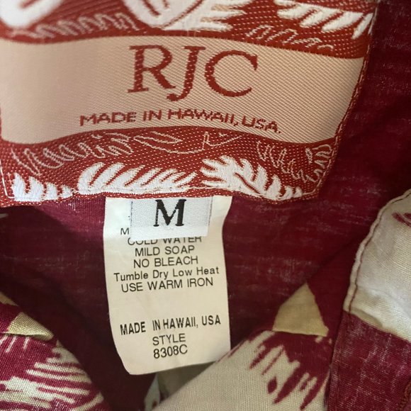 Hawaiin Relaxed Fit Button Down by RJC - Picture 2 of 2